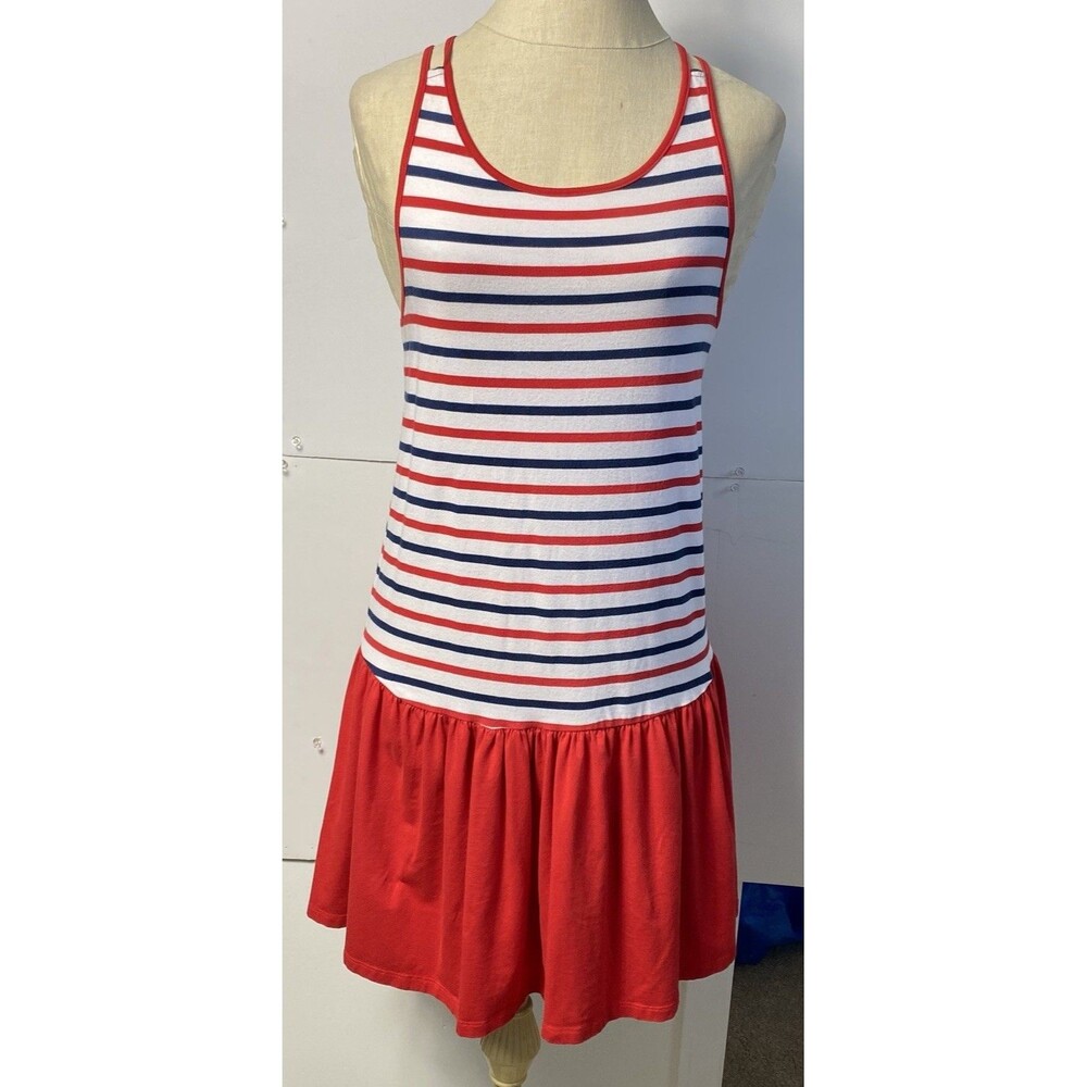 Lands’ End Women Summer Sleeveless Dress Size XL Stretchy